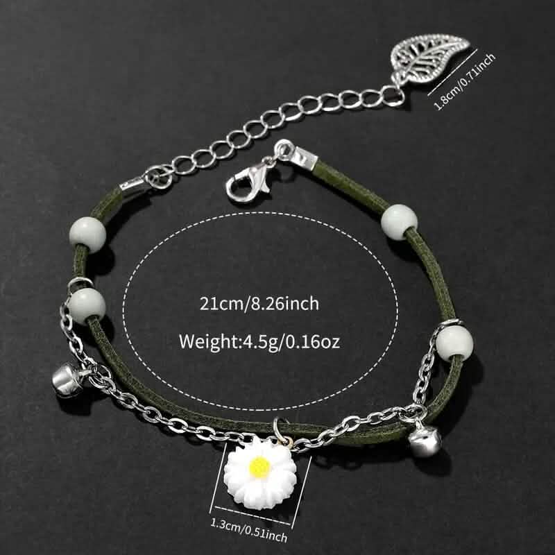2-teiliges Set: Elegante Damen-Quarzuhr und Armband