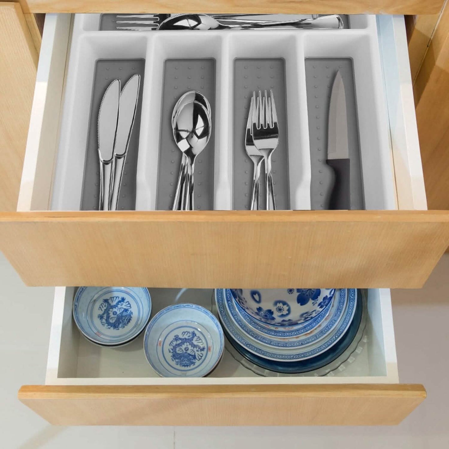2-teilig: Besteck-Organizer
