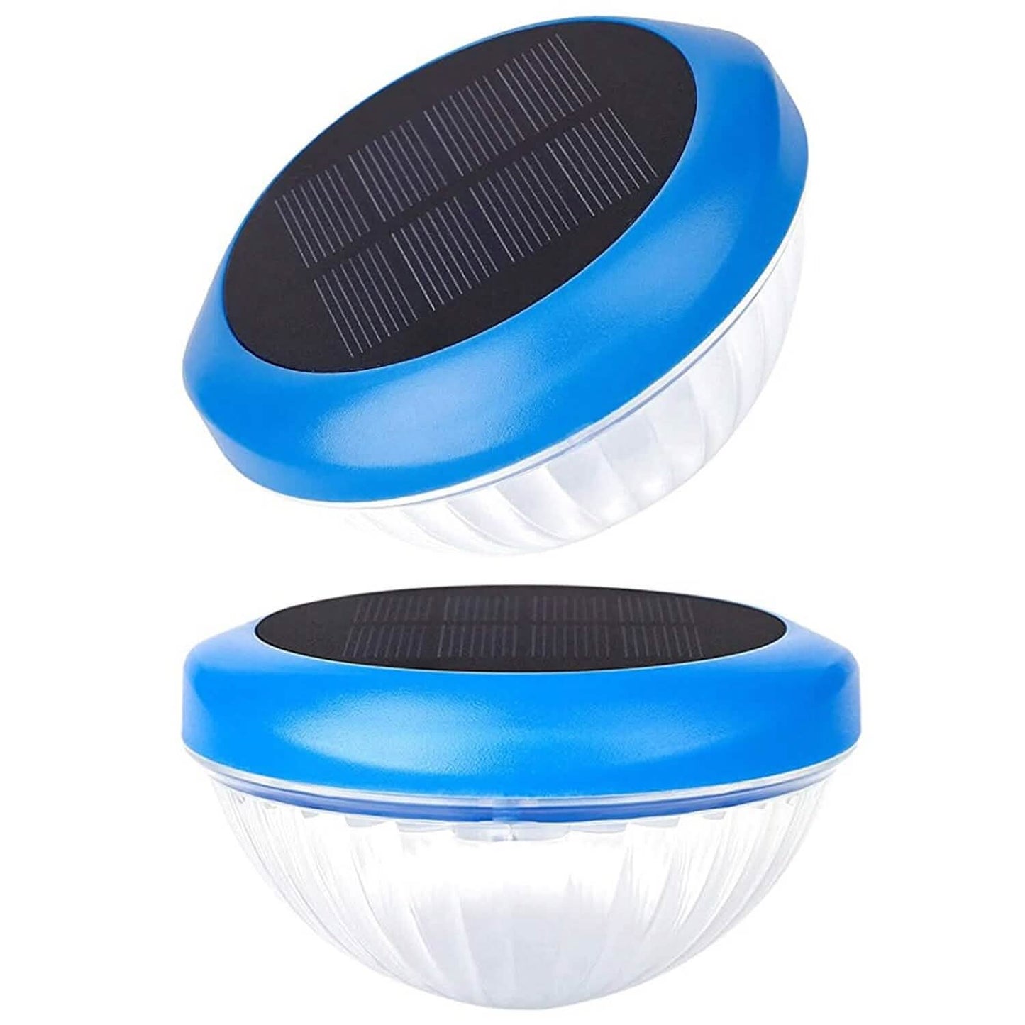 2 Stück: Solarbetriebene LED-Poolleuchte mit Farbverlauf und Farbwechsel