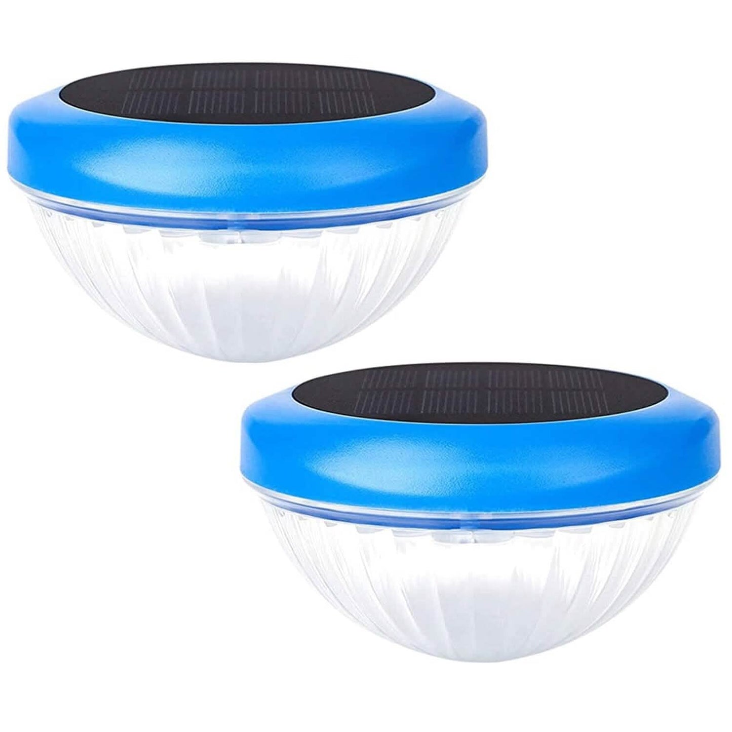 2 Stück: Solarbetriebene LED-Poolleuchte mit Farbverlauf und Farbwechsel