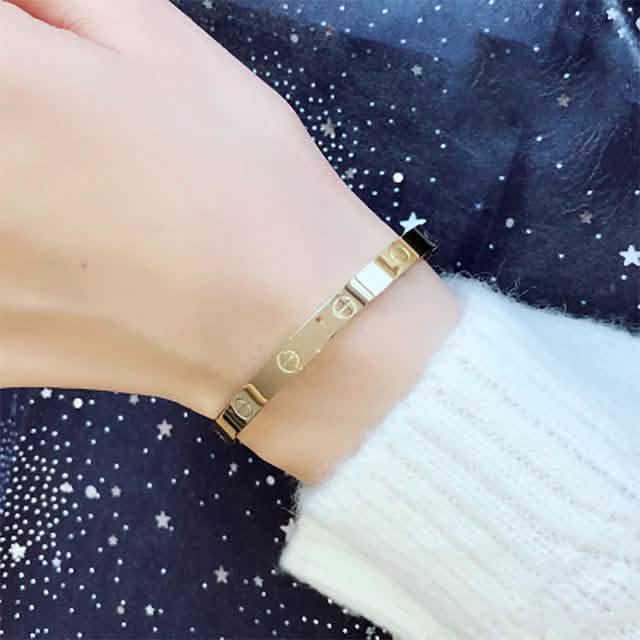 2-teilig: Damen-Armband aus Edelstahl mit Zirkonia-Einlage