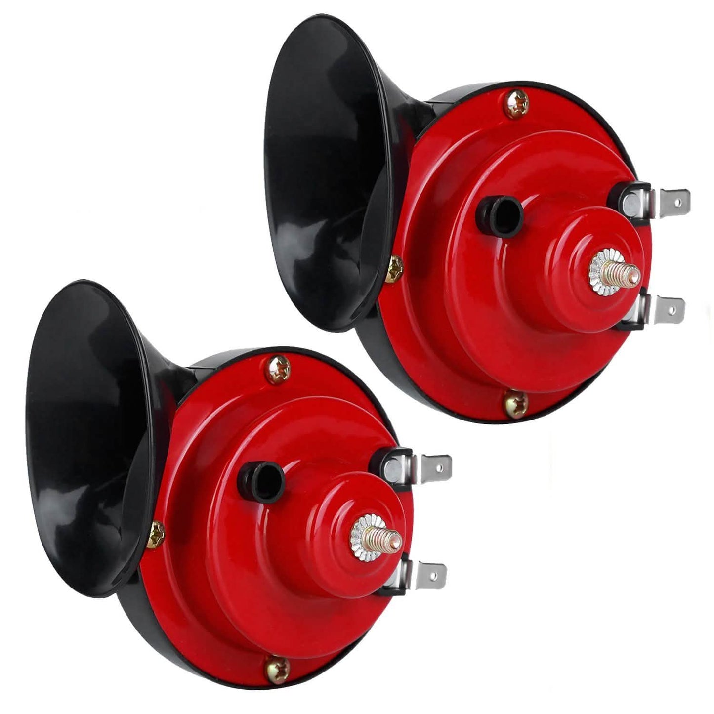 2 Stück: 115DB Auto Schneckenhörner 12V