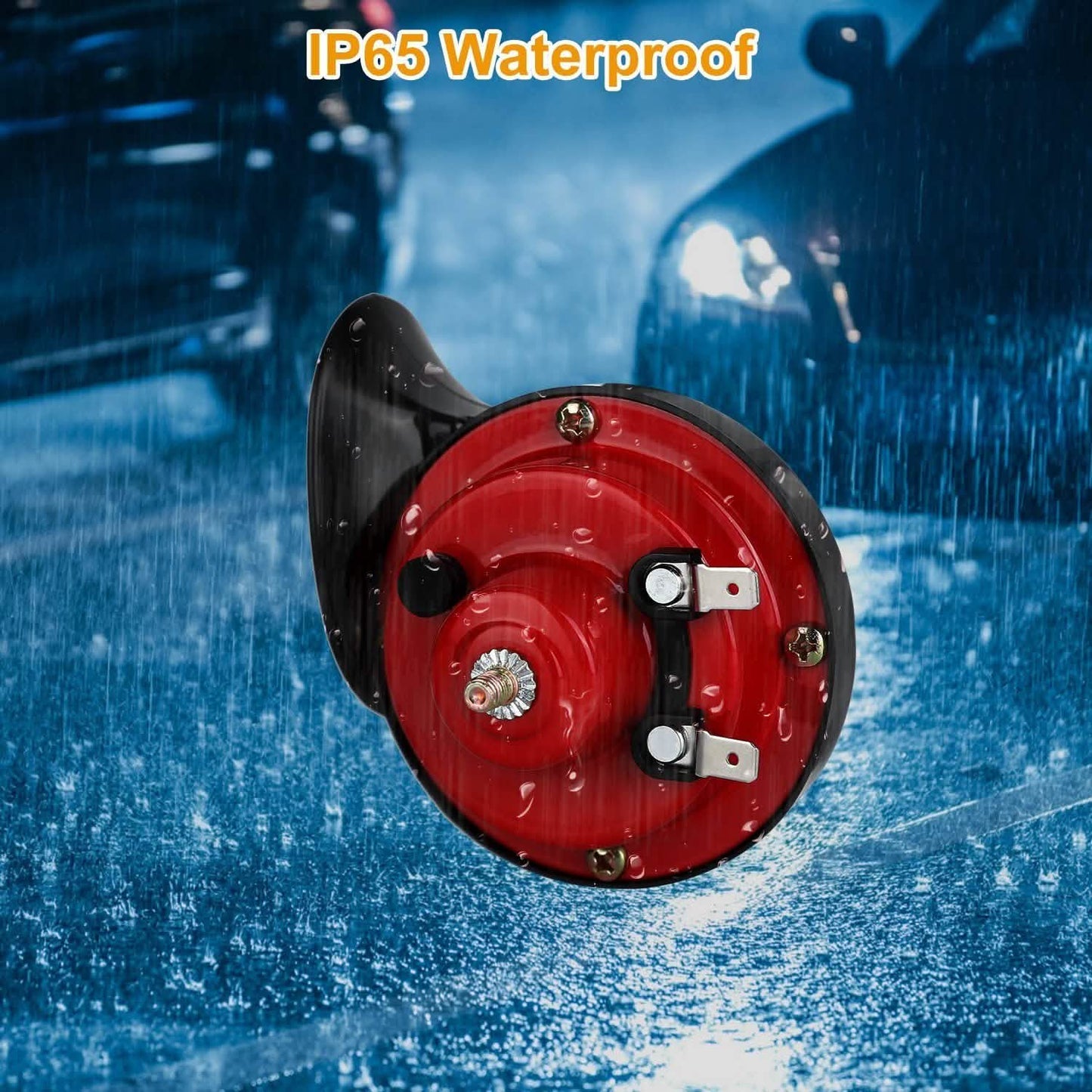 2 Stück: 115DB Auto Schneckenhörner 12V