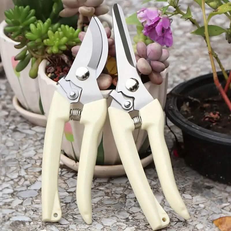 2-teiliges Garten-Scherenset mit scharfen Klingen