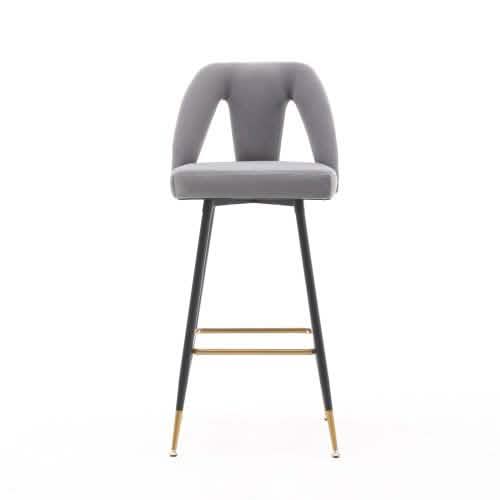 2er-Set: Moderner gepolsterter Barhocker