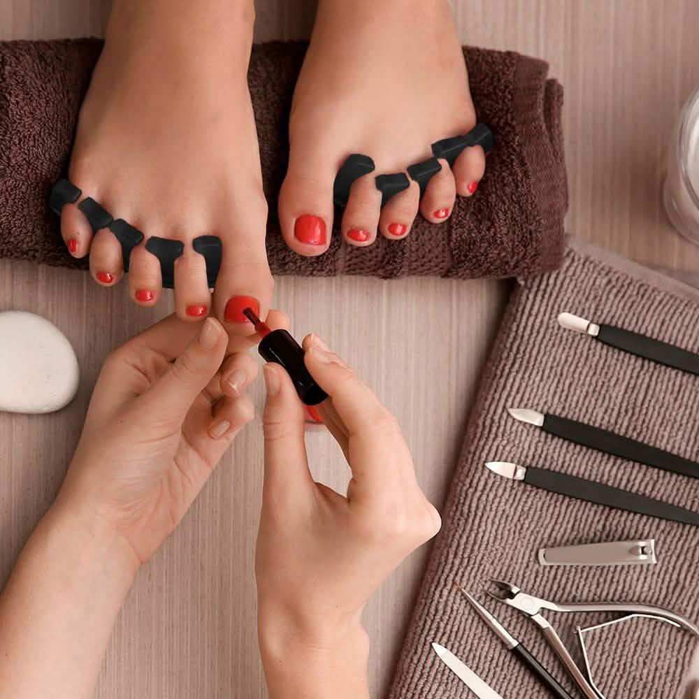 20-in-1 Professionelles Pediküre-Set, Fußpflege-Feilenset zur Entfernung von Hornhaut und abgestorbener Haut
