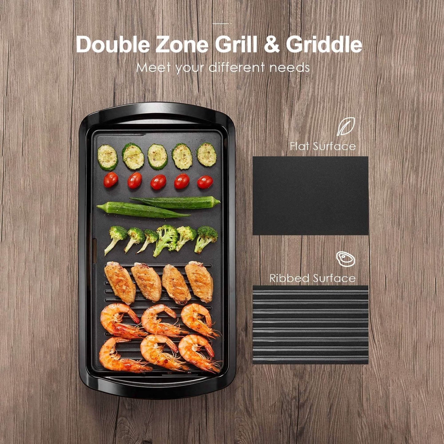 20-Zoll-Antihaft-Elektrogrillplatte