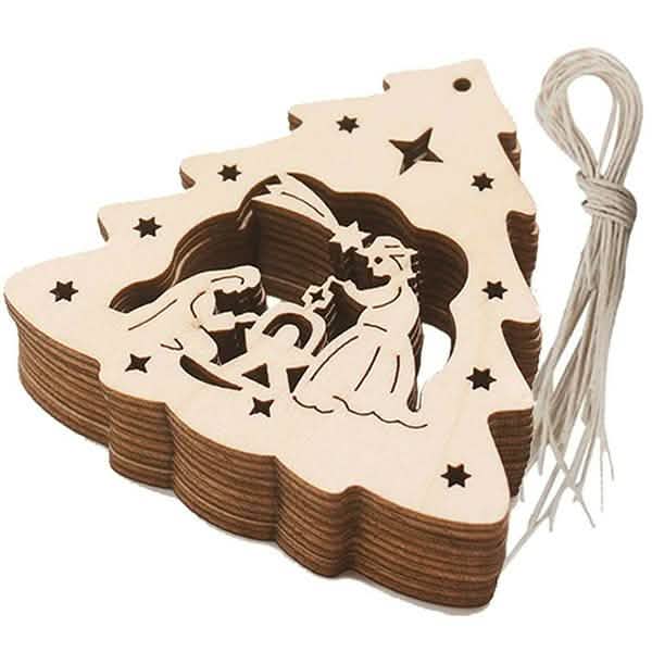 20er-Pack: Weihnachtsdeko-Anhänger