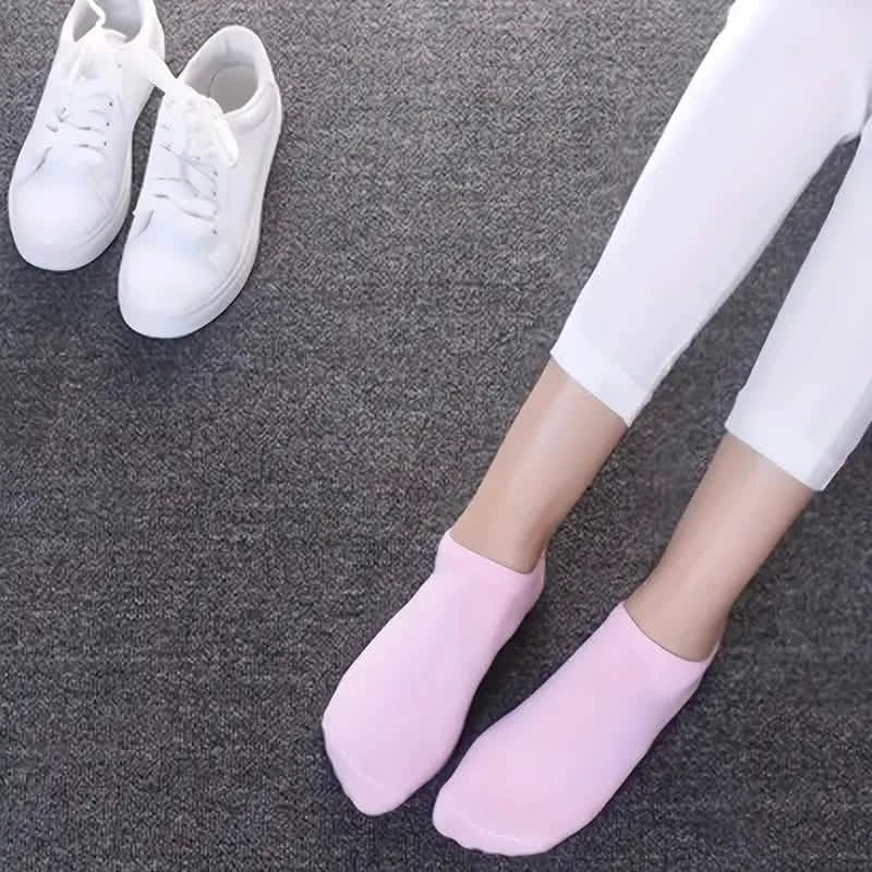 20 Paar: Socken in Bonbonfarben, lässige & atmungsaktive Söckchen, Damenstrümpfe & Strumpfwaren