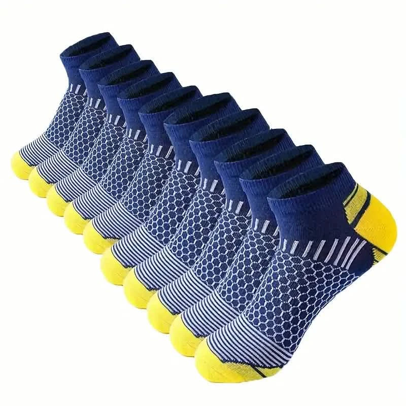 20 Paar: Herren Outdoor Farblich Passende Socken in Knöchelhöhe