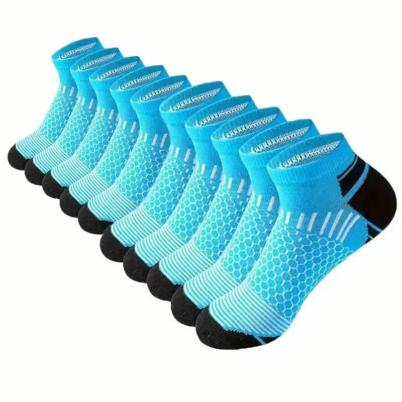 20 Paar: Herren Outdoor Farblich Passende Socken in Knöchelhöhe