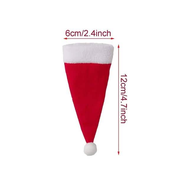 20-teilig: Weihnachtsmann-Mützen-Bestecktasche