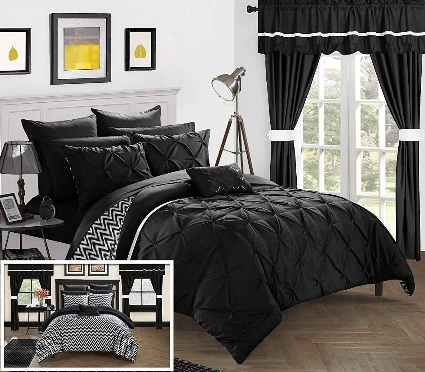 20-teiliges Set: Knoxville Wendebettdecke Komplettbett