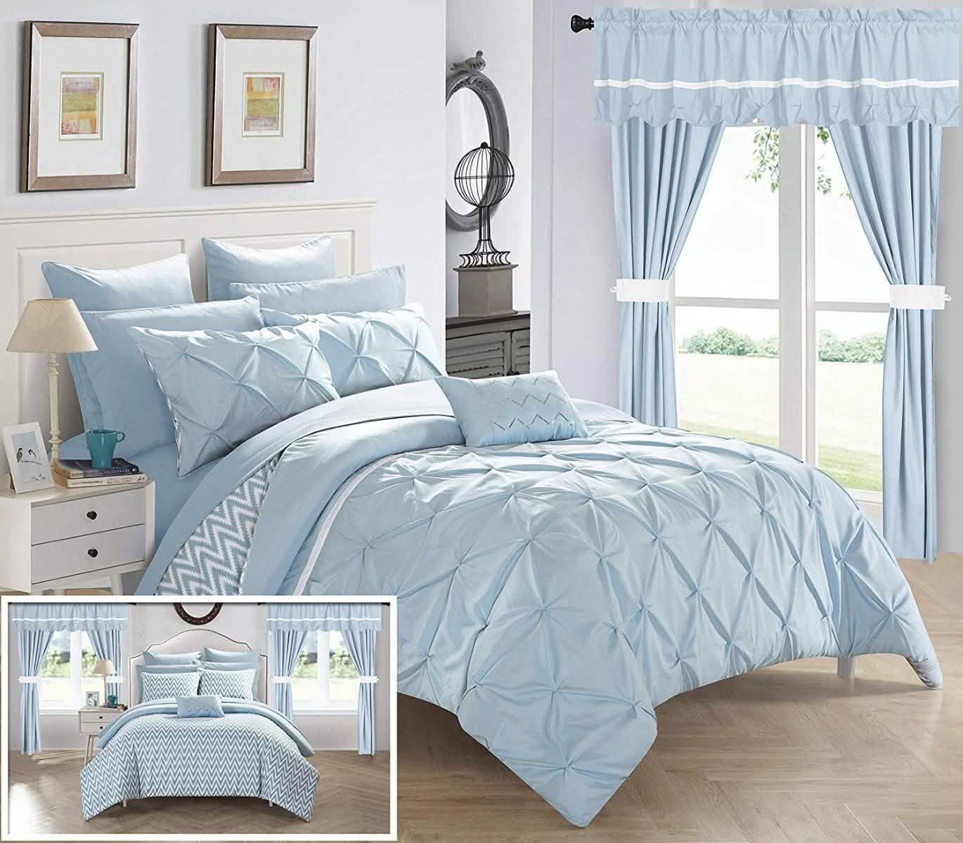 20-teiliges Set: Knoxville Wendebettdecke Komplettbett