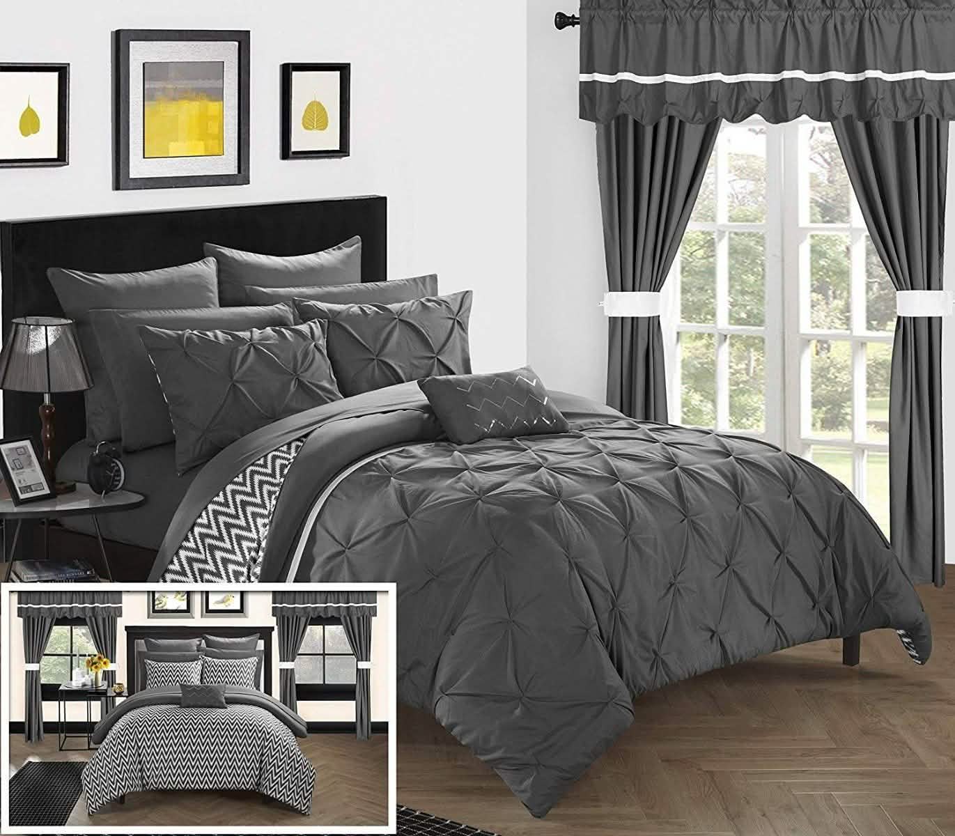 20-teiliges Set: Knoxville Wendebettdecke Komplettbett
