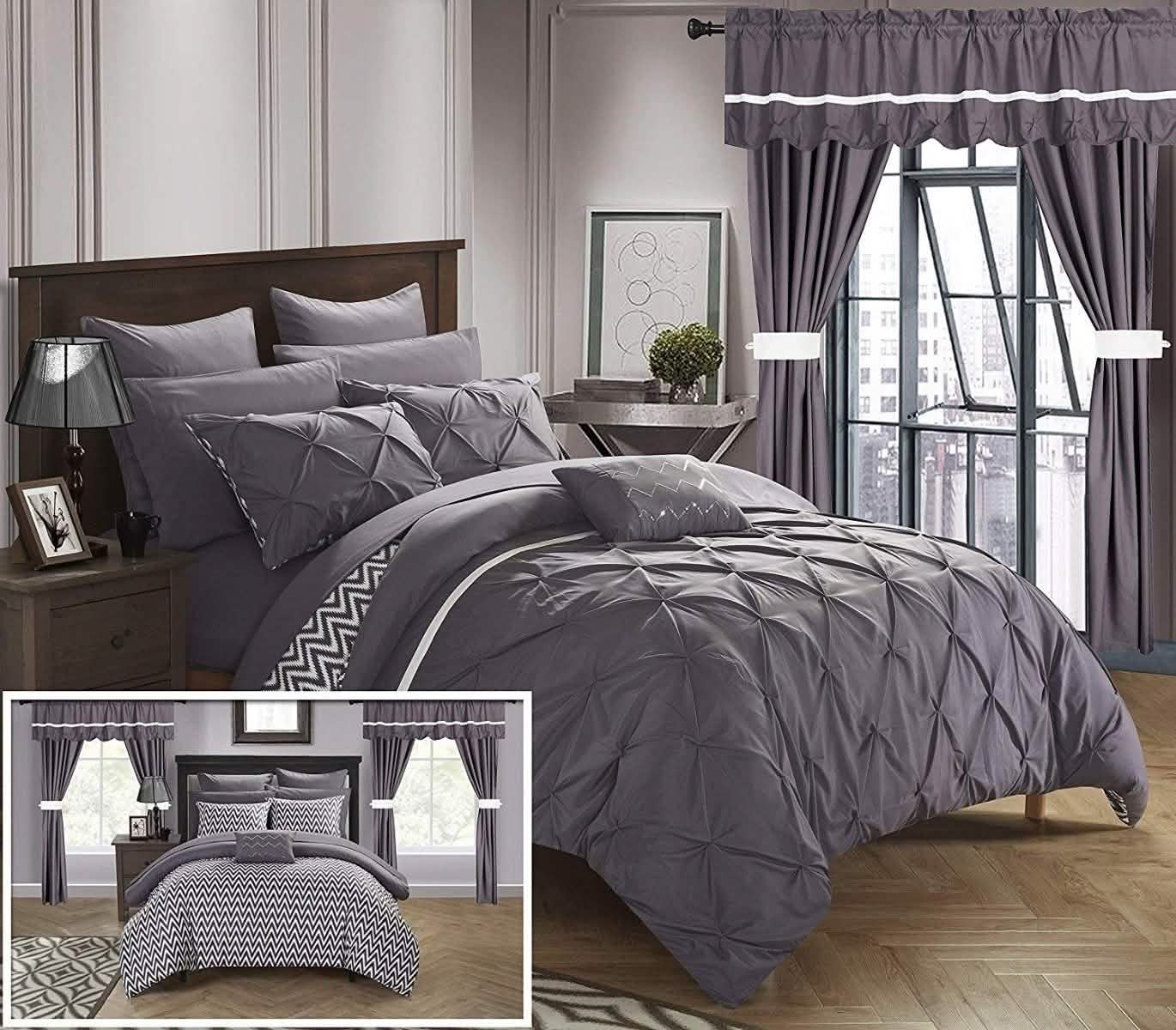 20-teiliges Set: Knoxville Wendebettdecke Komplettbett