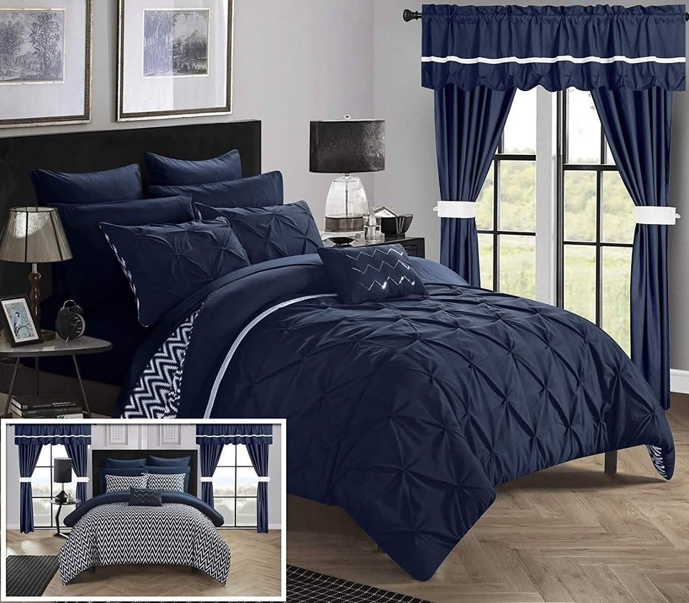20-teiliges Set: Knoxville Wendebettdecke Komplettbett