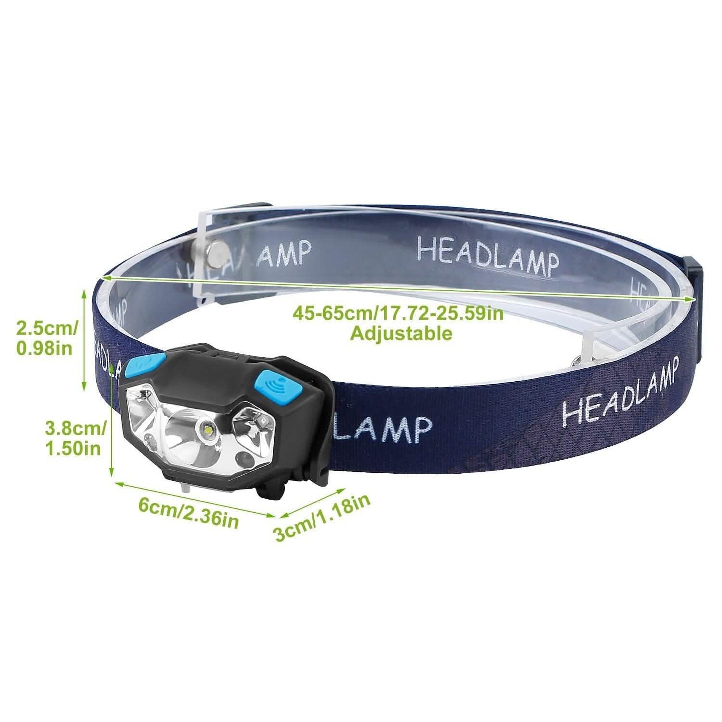 20000LM LED-Stirnlampe USB wiederaufladbar Wellenbewegungssensor-Scheinwerfer