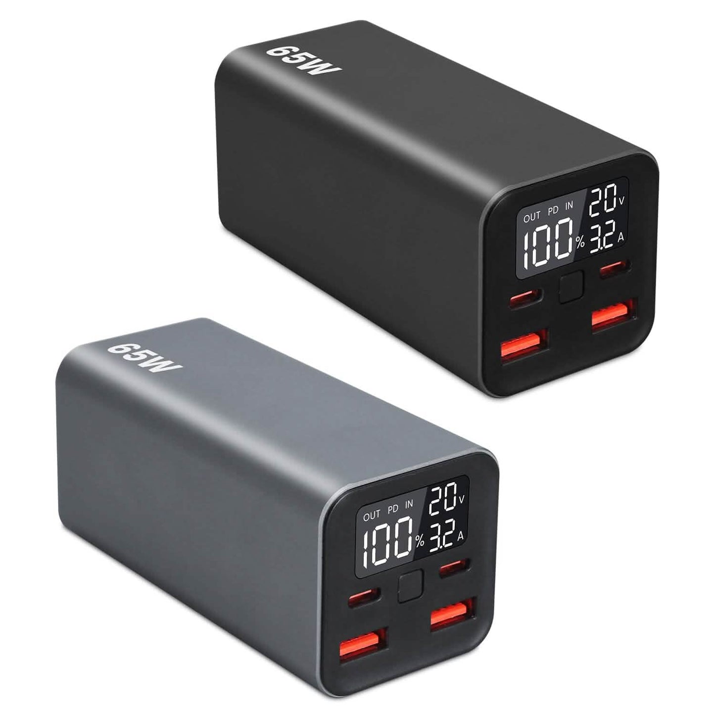 20000mAh 65W USB-C PD Laptop Powerbank Schnellladen