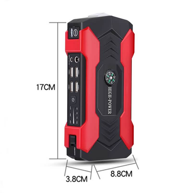 20000mAh Starthilfe Powerbank 200-600A Tragbares Ladegerät Auto Starthilfe