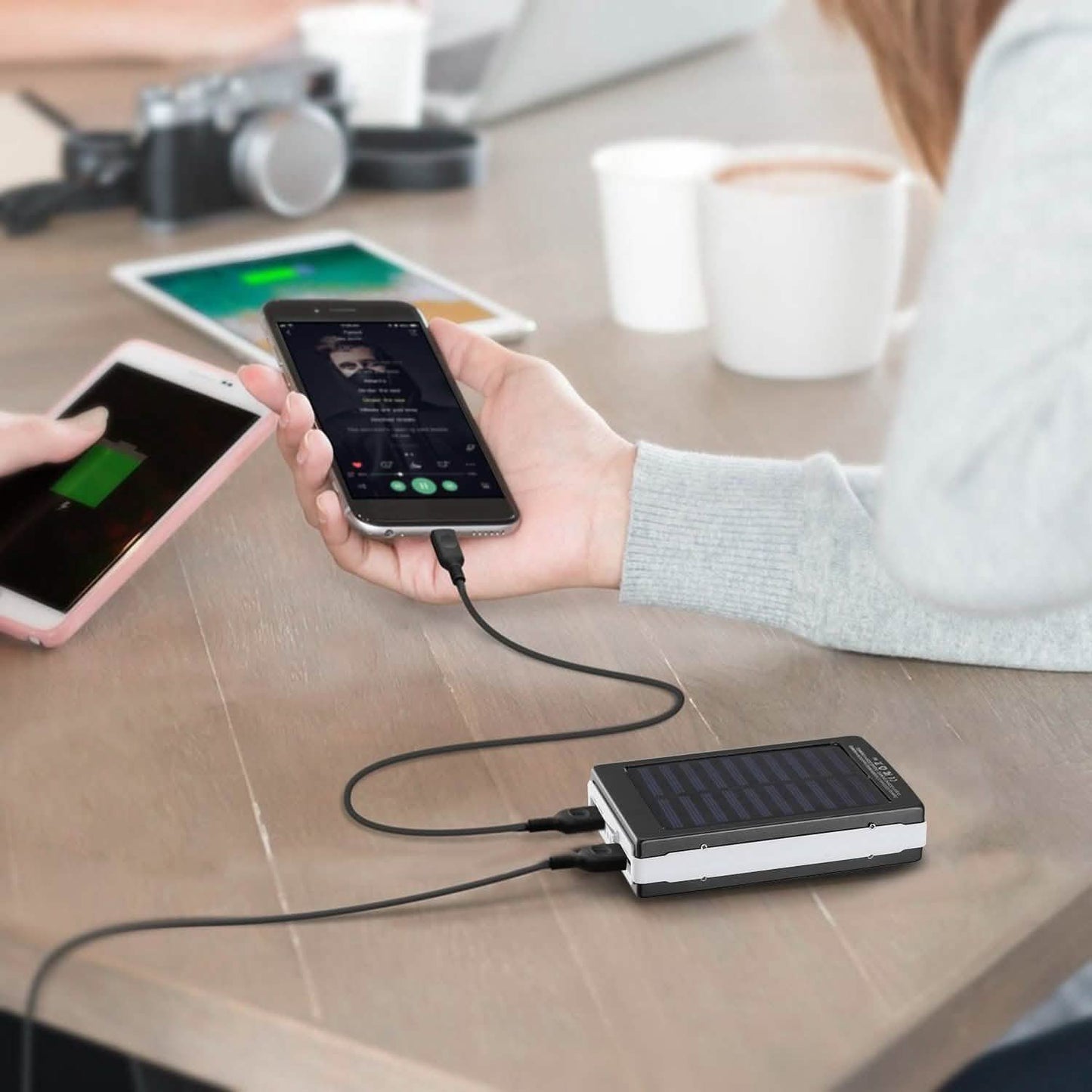 20.000 mAh Solar-Powerbank