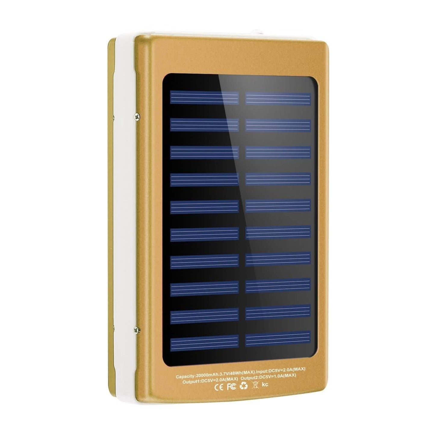 20.000 mAh Solar-Powerbank