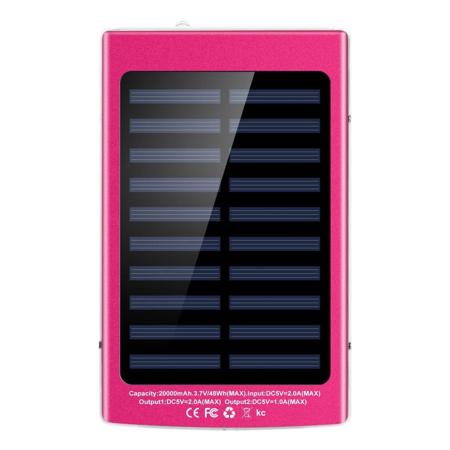 20.000 mAh Solar-Powerbank