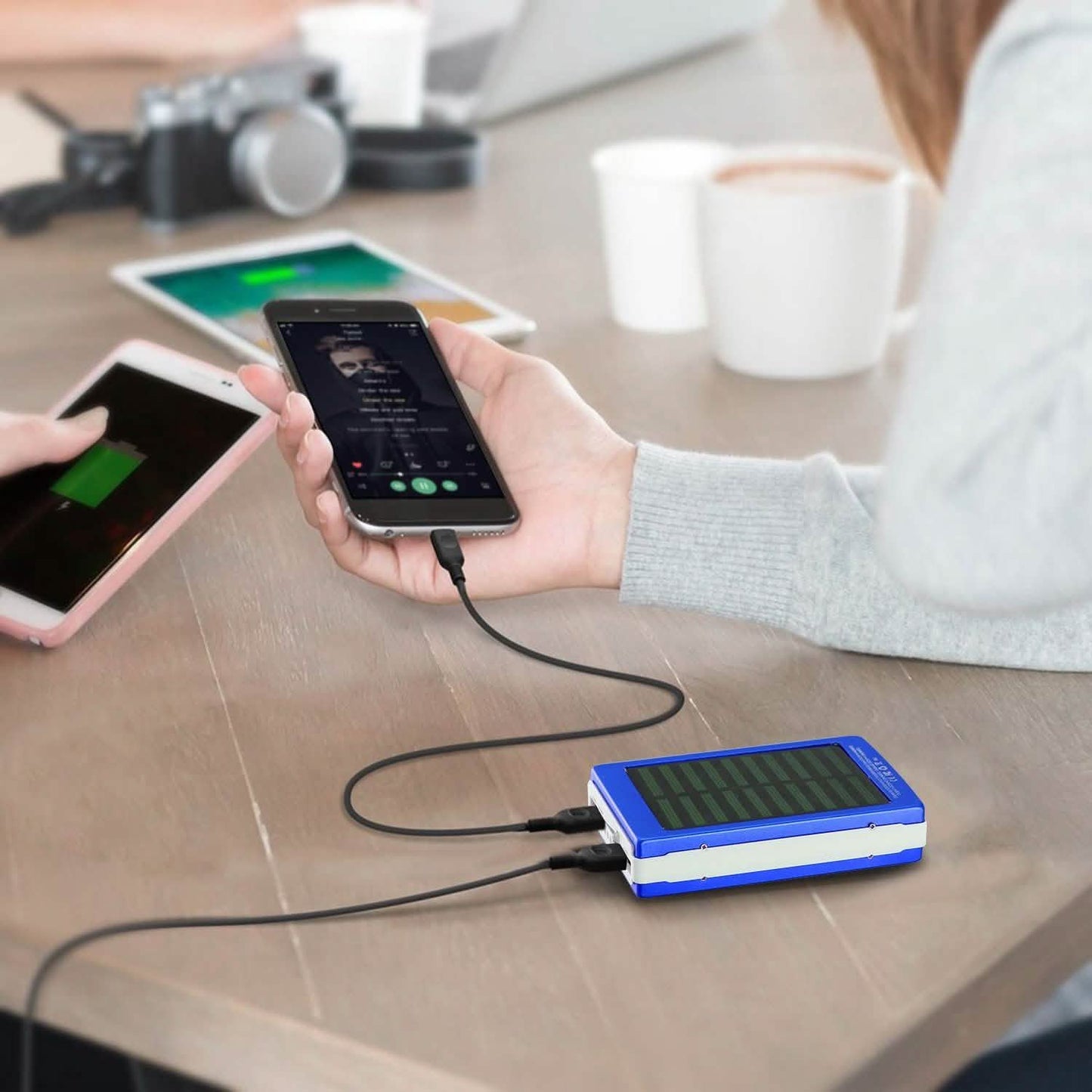 20.000 mAh Solar-Powerbank