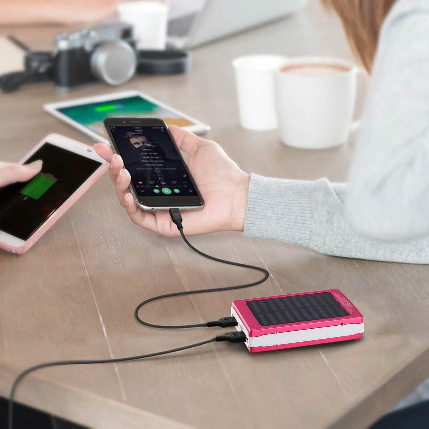 20.000 mAh Solar-Powerbank