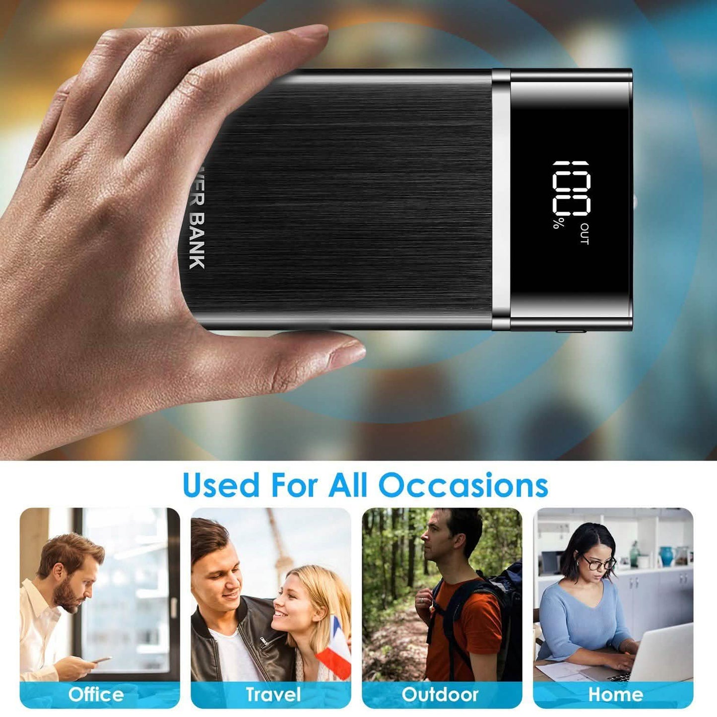 20800mAh Powerbank 76.96W Externer Akkupack