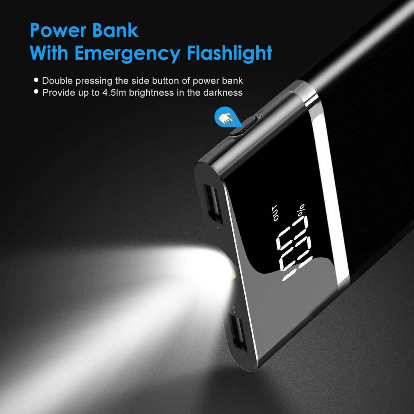 20800mAh Powerbank 76.96W Externer Akkupack