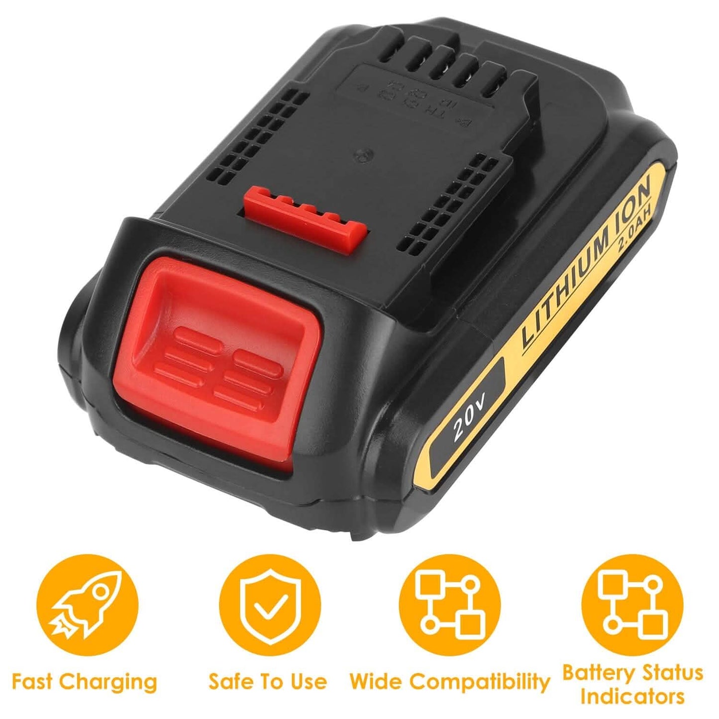 20V Ersatzakku passend für Dewalt DCB