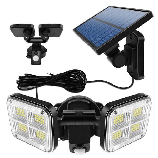 20W Superhelle Solarleuchten 120 LED IP65 Wasserdicht