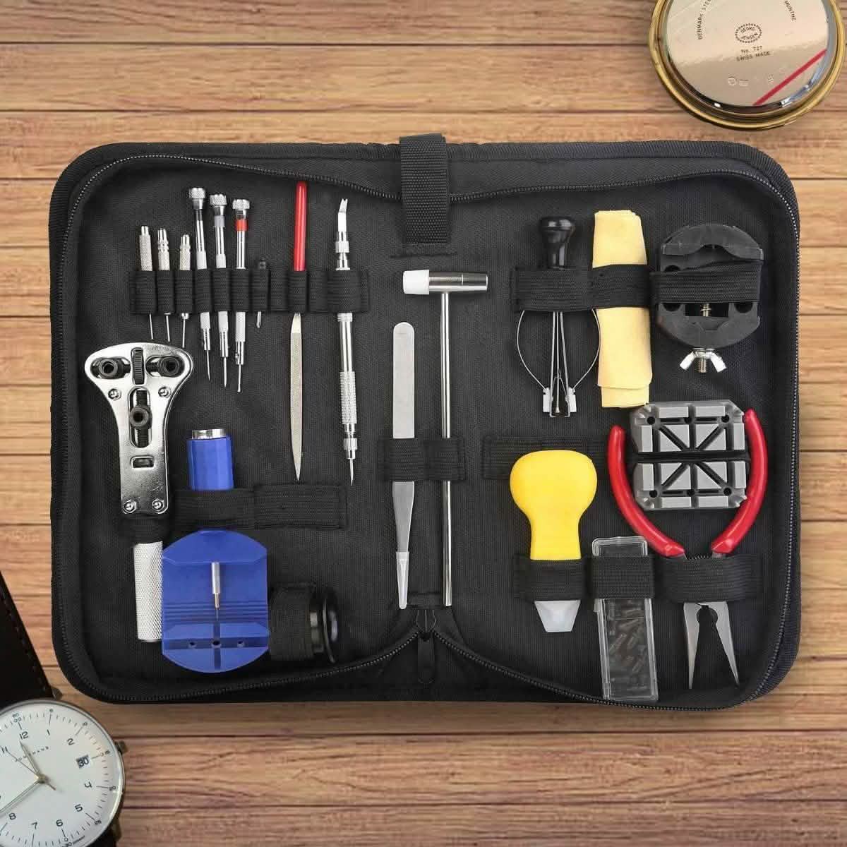 21-teilig: Uhrenreparatur-Werkzeug-Set Hand