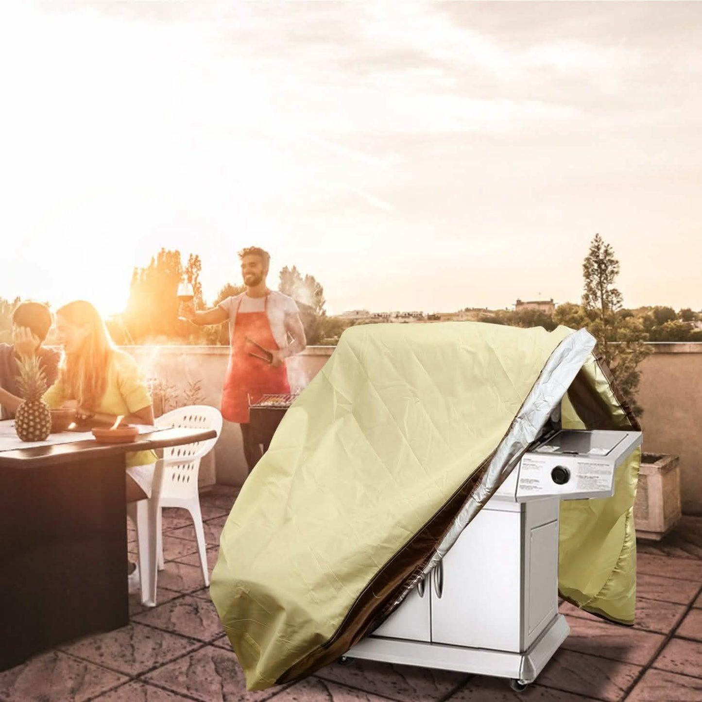210D Wasserdichte Outdoor BBQ Grillabdeckung