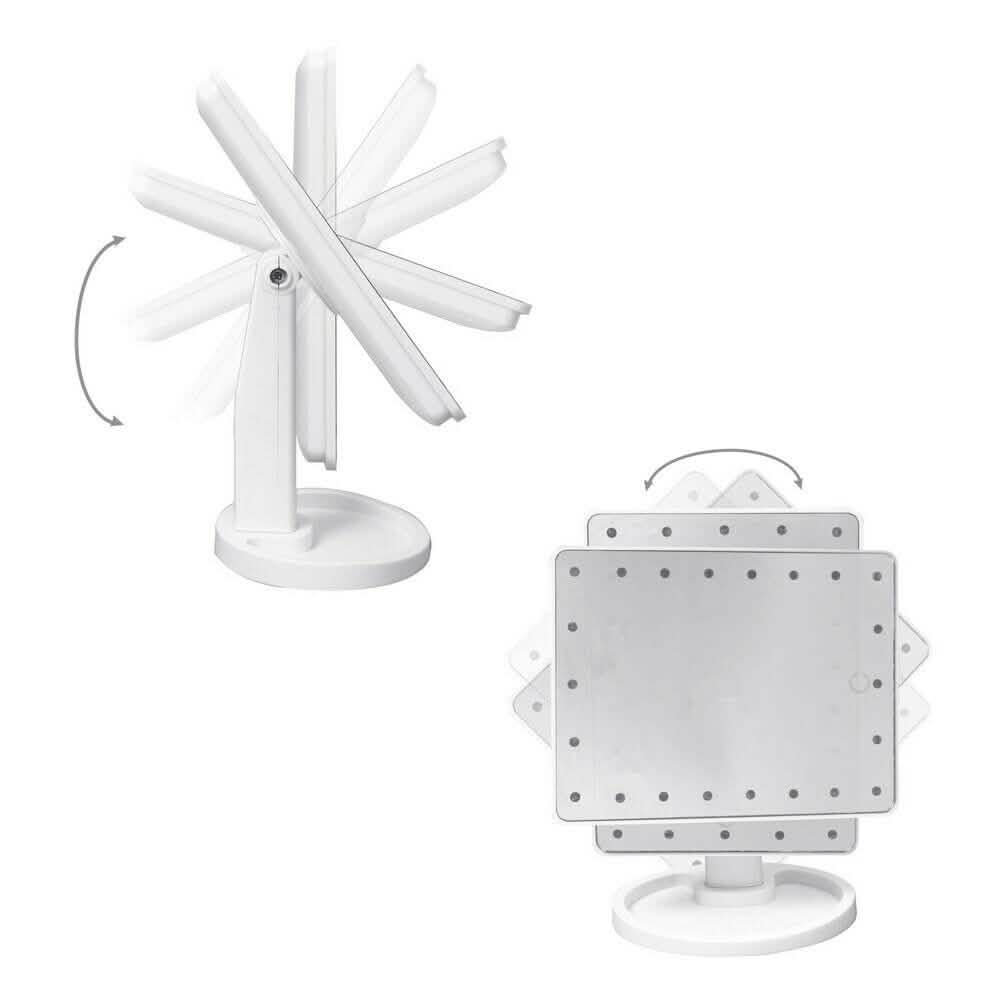 22 LED Touchscreen Kosmetikspiegel mit Standfuß