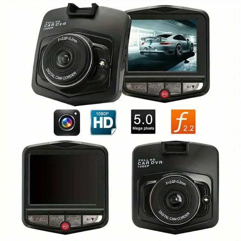 2,4-Zoll Full HD 1080P Dashcam, schwarz