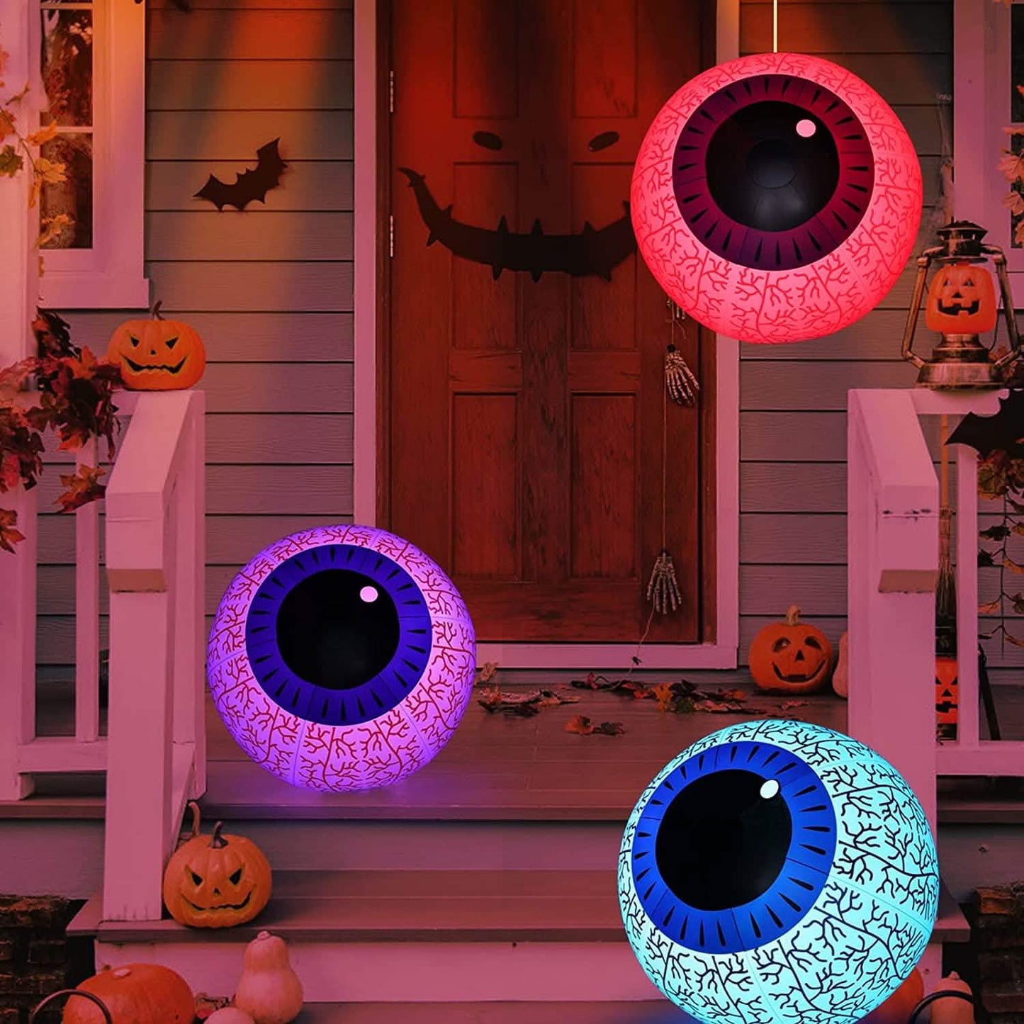 76-cm-Halloween-Geisteraugen-Deko (aufblasbar)