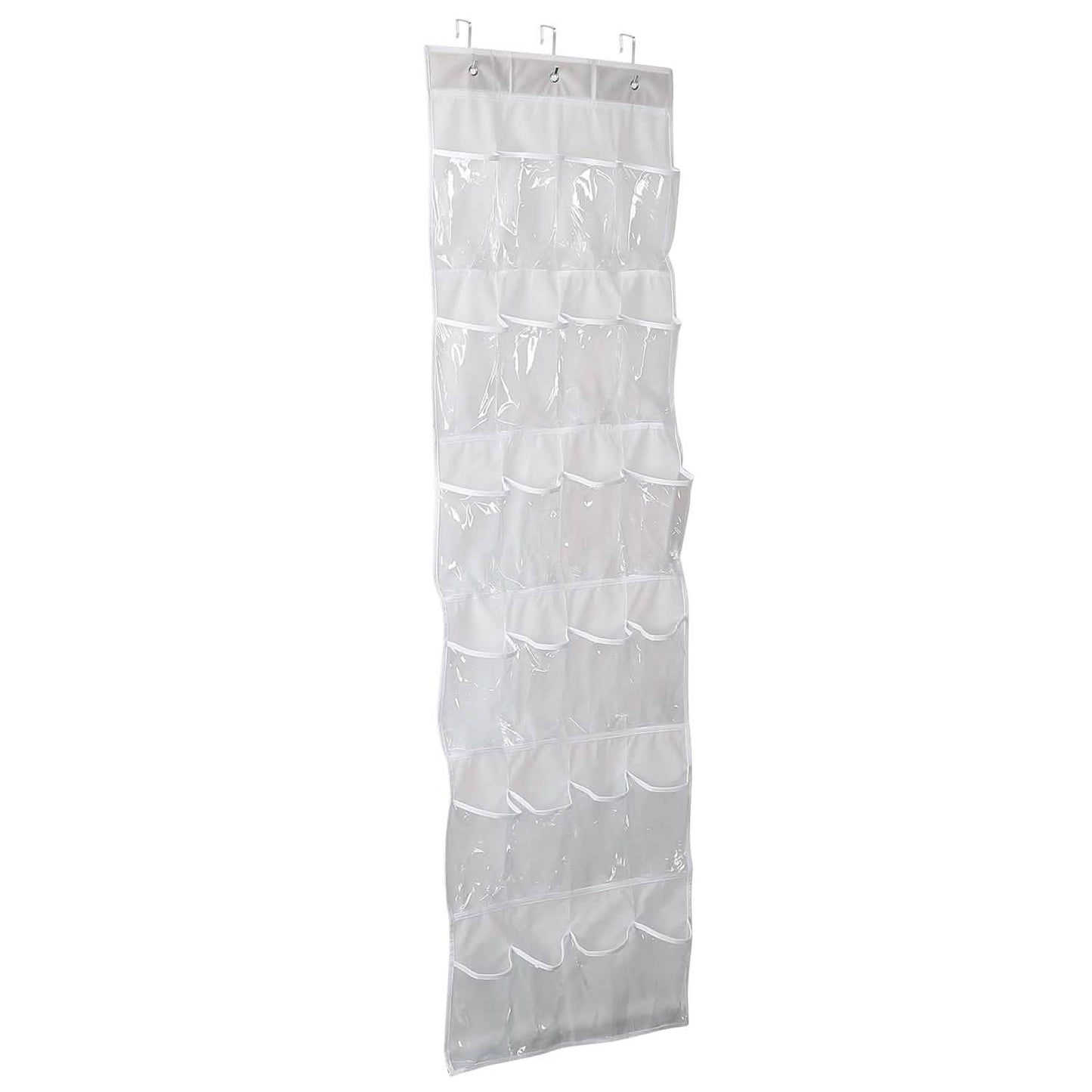 24-Taschen: Über der Tür Schuhregal Glasklarer Organizer