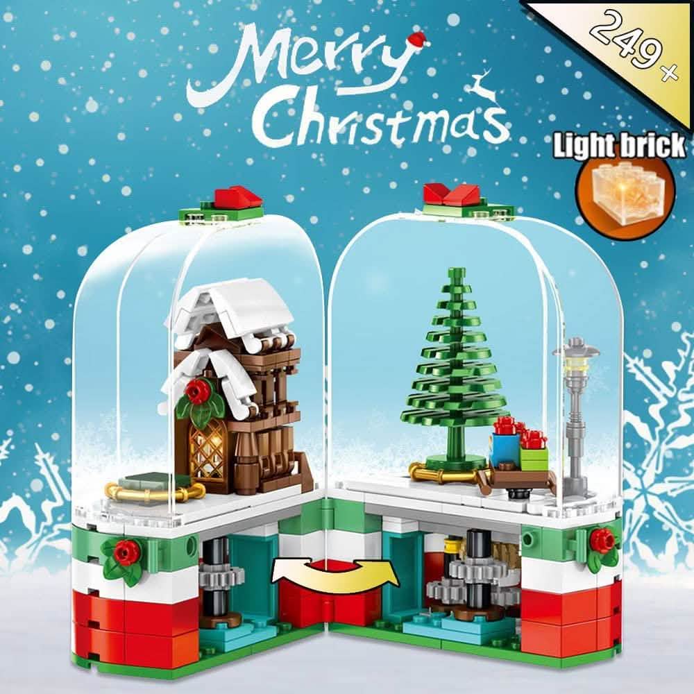 249-teilig: Weihnachts-Bausteine-Spielset