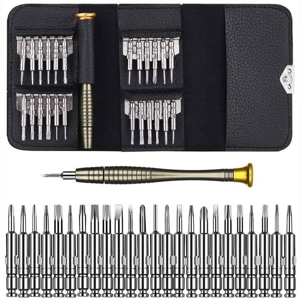 25-teiliges Präzisionsschraubendreher-Set im Taschenformat, Reparaturwerkzeuge