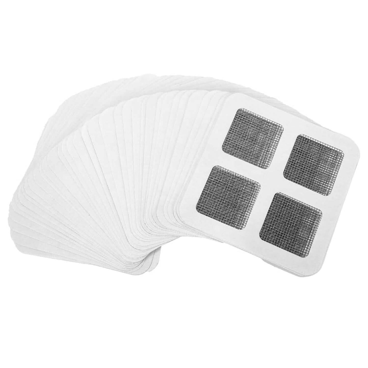 25er-Pack: 10 x 10 cm Einweg-Bodenablauf-Haarfänger-Aufkleber