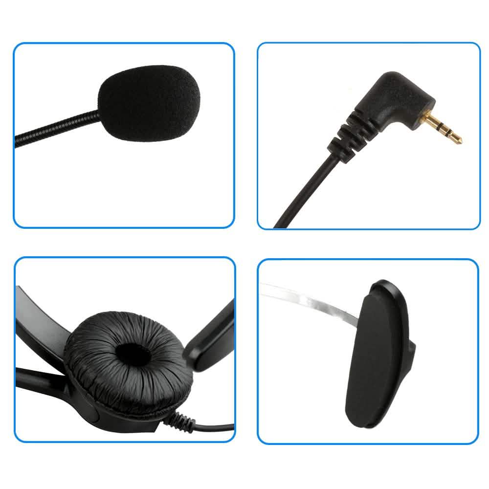 2.5mm Headset für schnurlose Telefone