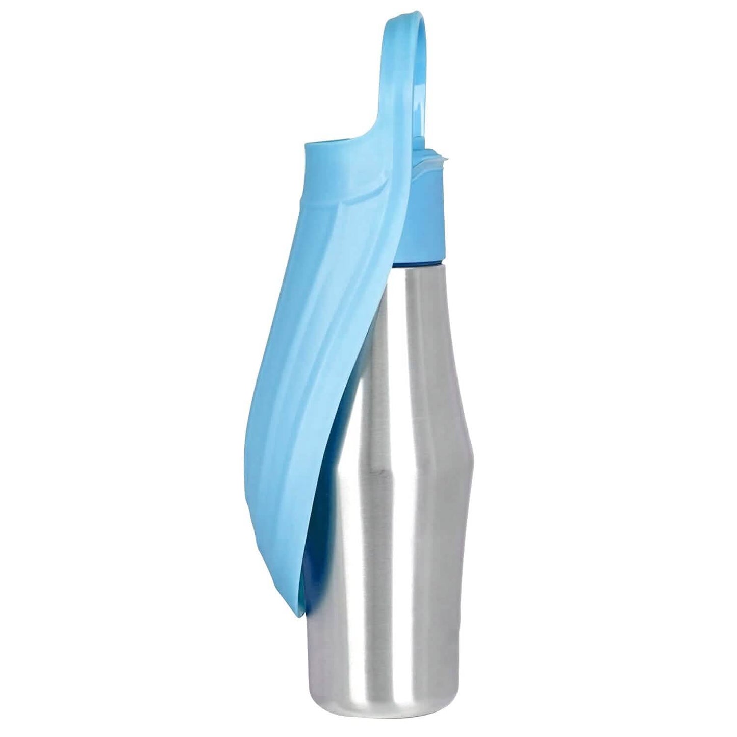 25oz Tragbarer Hunde-Wasserspender aus Edelstahl, auslaufsicheres Design