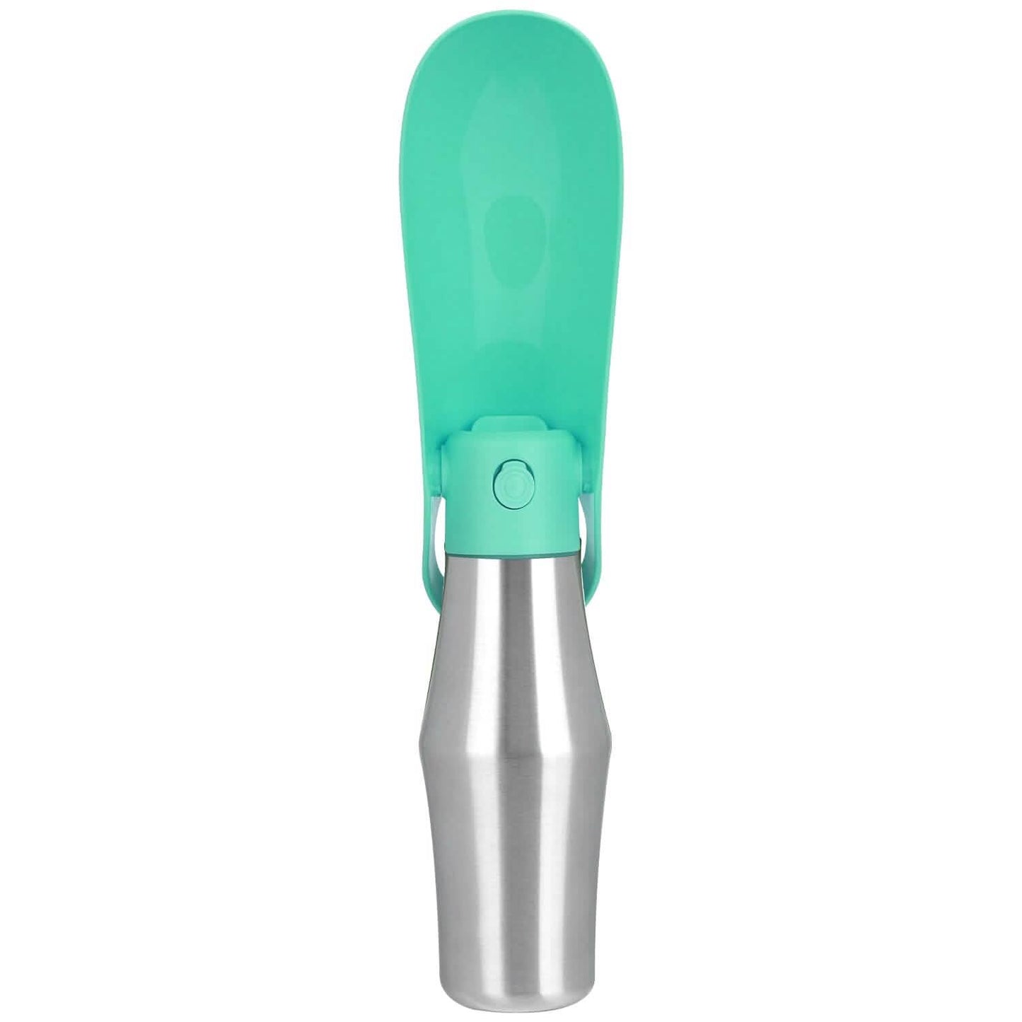 25oz Tragbarer Hunde-Wasserspender aus Edelstahl, auslaufsicheres Design