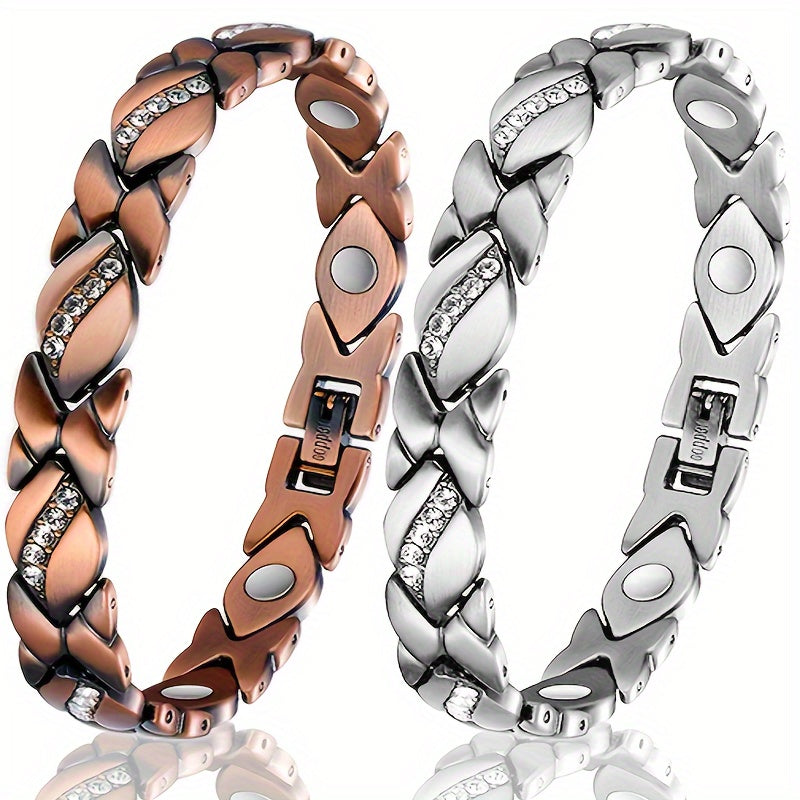 Magnetarmband zur Schmerzlinderung aus Kupfer für Damen und Herren