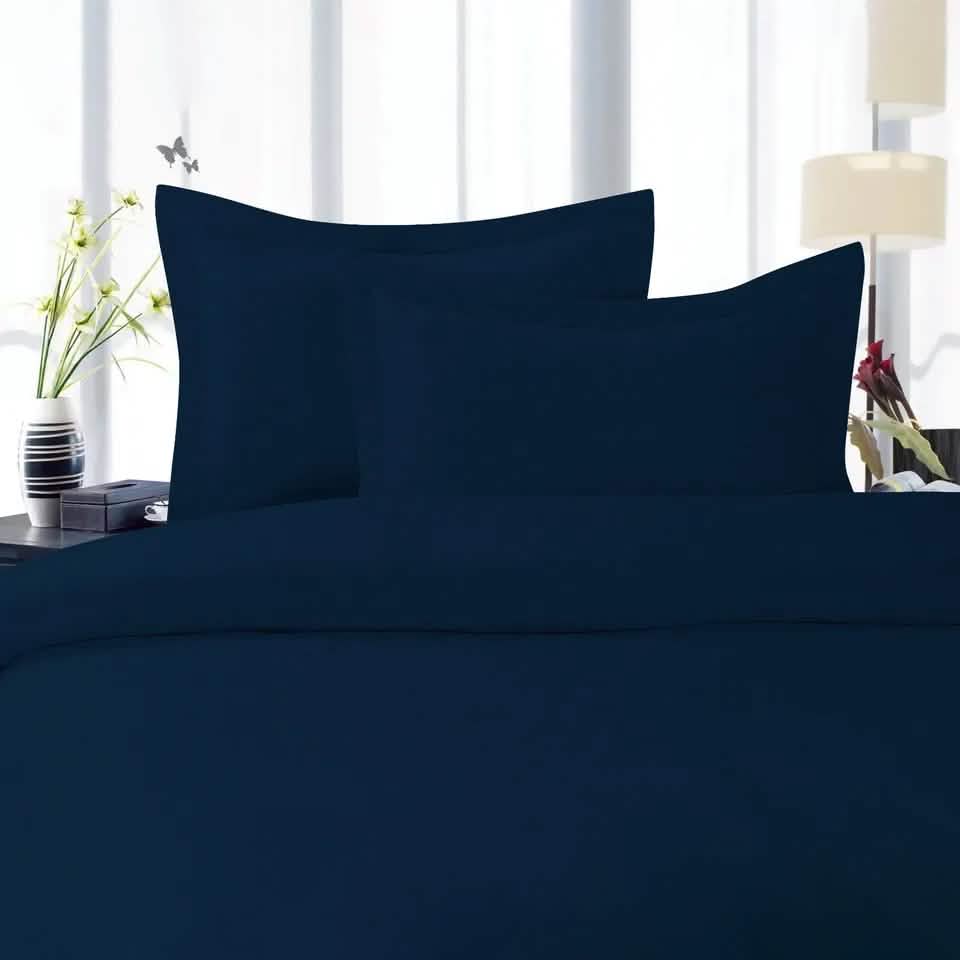 3-teilig: Bibb Home Bettwäsche-Set aus schwerem Flanell
