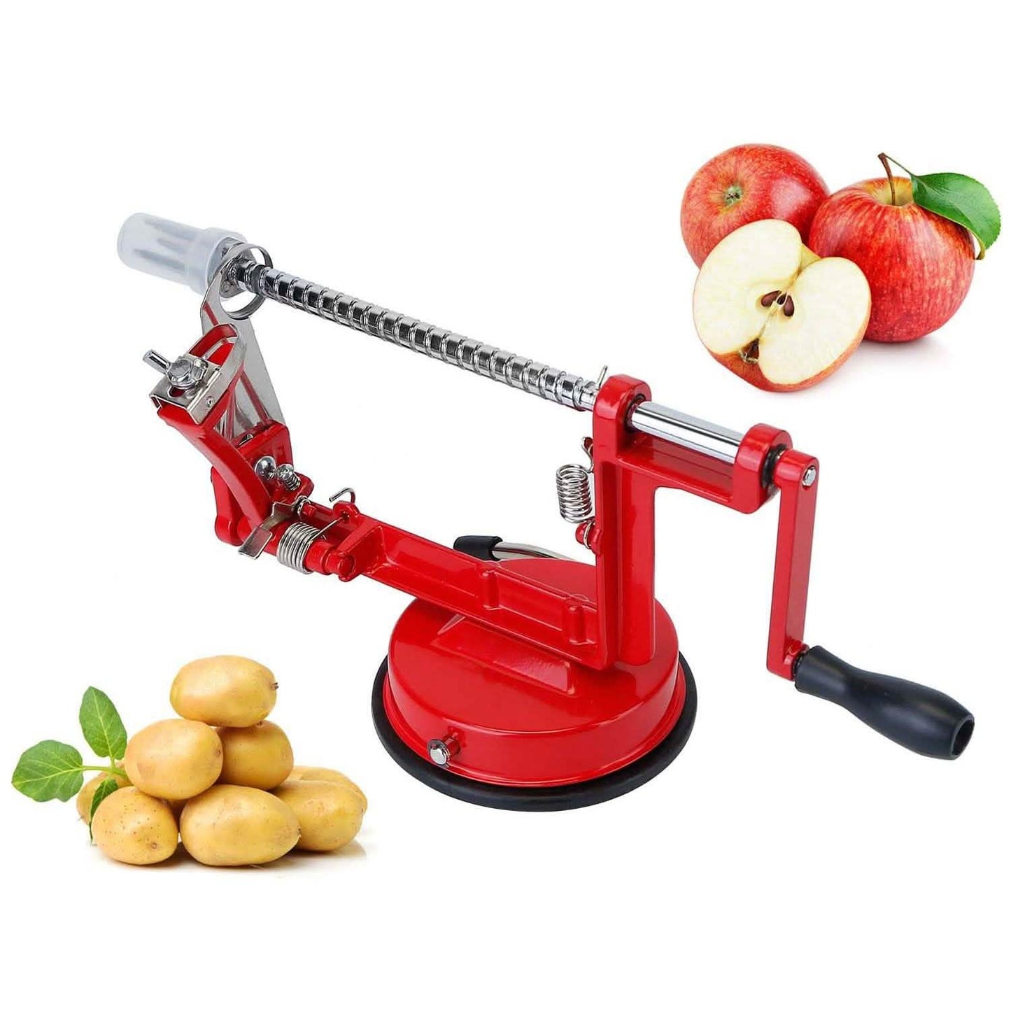 3-in-1 Apfelschäler Manuelle Drehung
