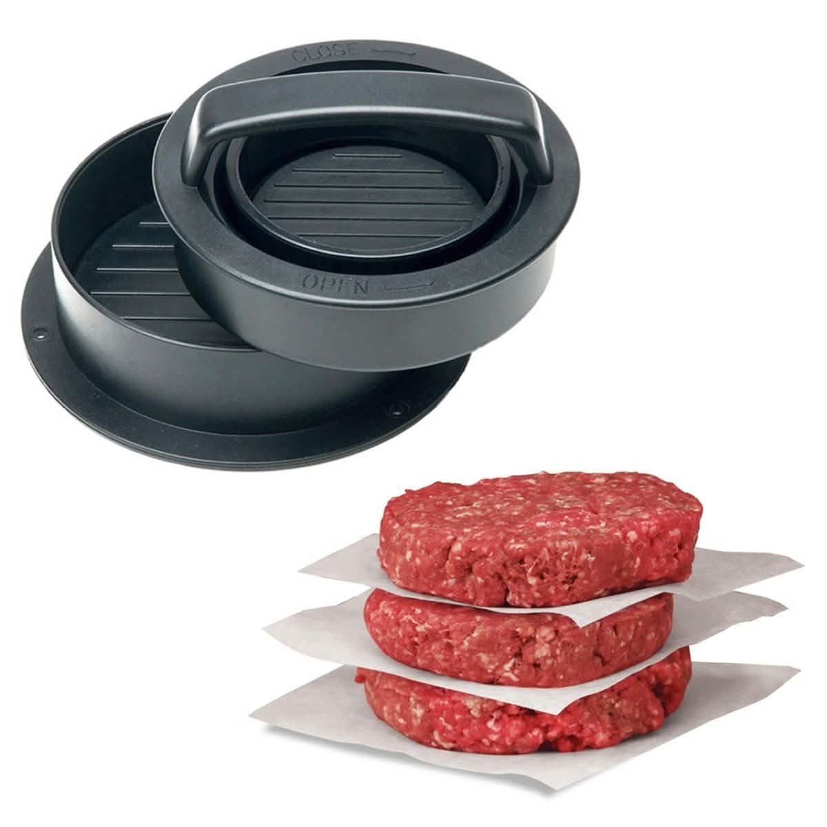 3-in-1 Hamburger- und Slider-Press-Set