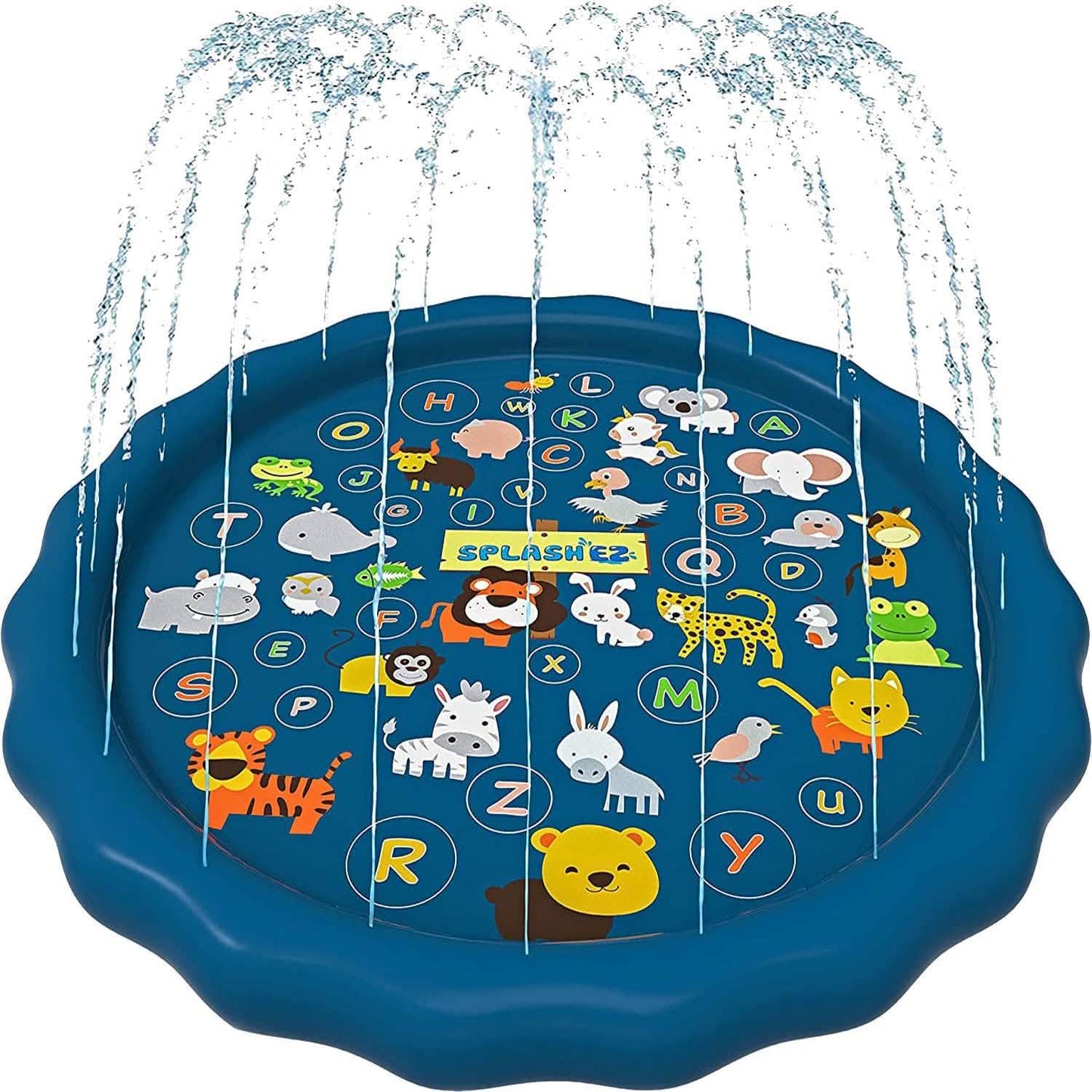 3-in-1-Wasserspielmatte mit Fontäne für Kinder
